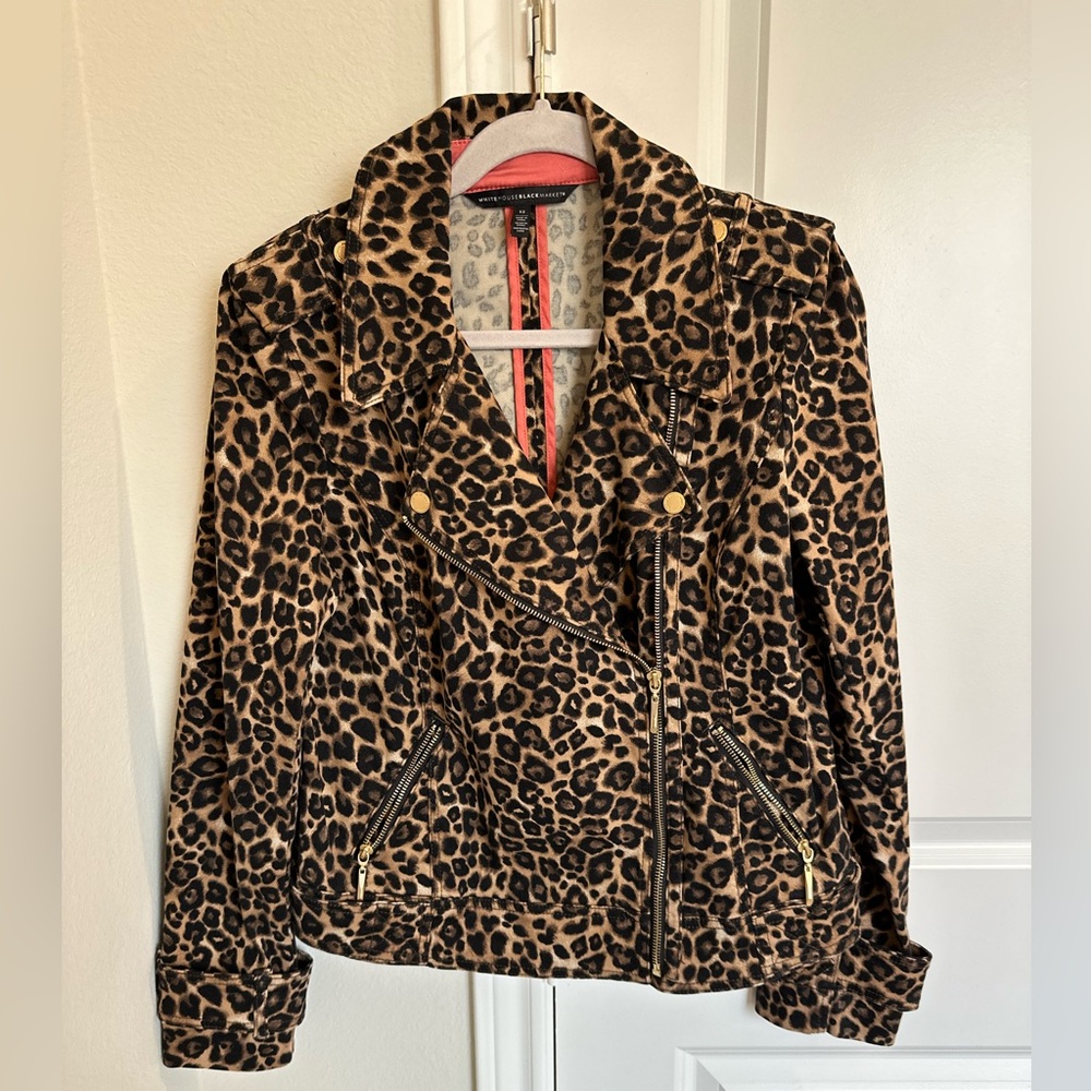WHBM leopard jacket